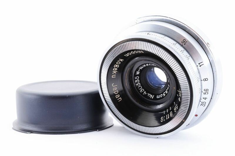 〜5月SALE～美品＊Nikon Nippon Kogaku W-Nikkor C 3.5cm 35mm F3.5 ニコン Sマウント Lens 単焦点 マニュアル レンズ