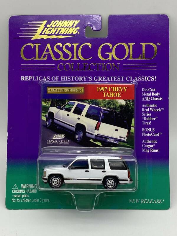Johnny Lightning Classic Gold 1997 Chevy Tahoe ジョニーライトニング クラシック ゴールド シェビー タホ アメ車 ミニカー シボレー