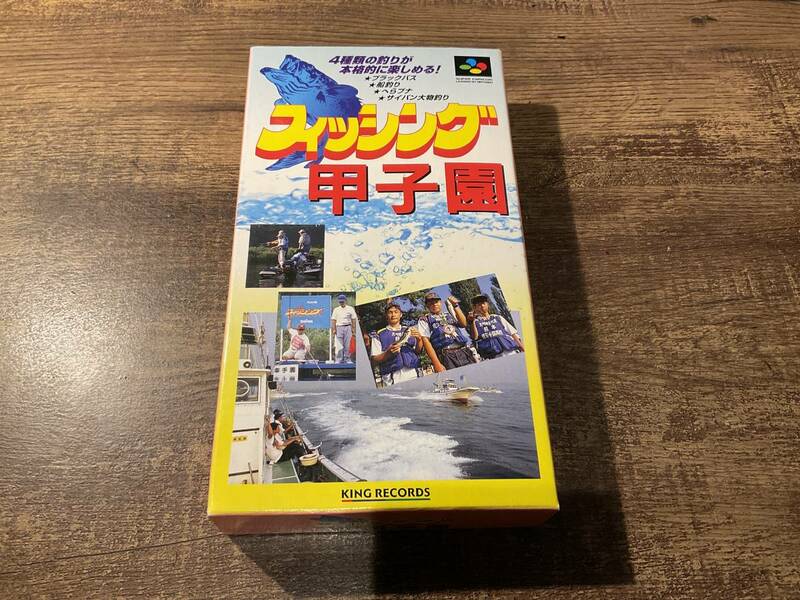 【箱説付】スーパーファミコン　フィッシング甲子園