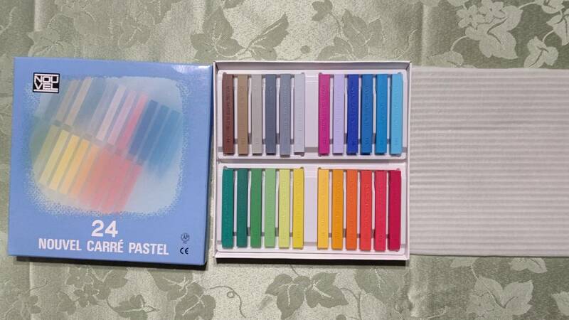 NCT24B ヌーベル カレ－パステル 24色セット NOUVEL CARRE PASTEL 24 COLORS SET 
