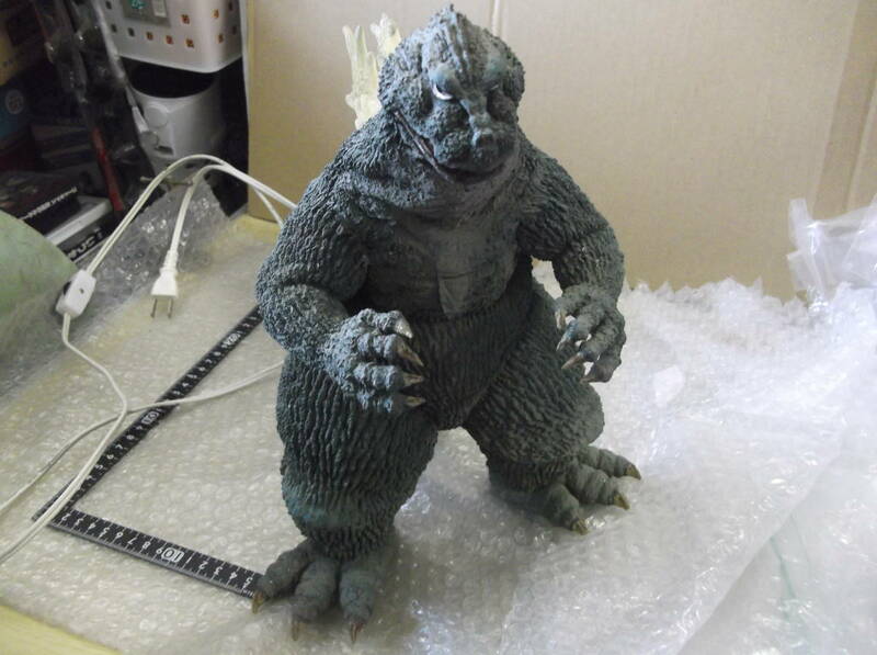 キングコング対ゴジラ GODZILLA TYPE：1962 怪物屋 アトラゴンGK ゴジラ WF ワンフェス 冬 塗装 組立済み 完成品 点灯 現状渡し品 同梱不可