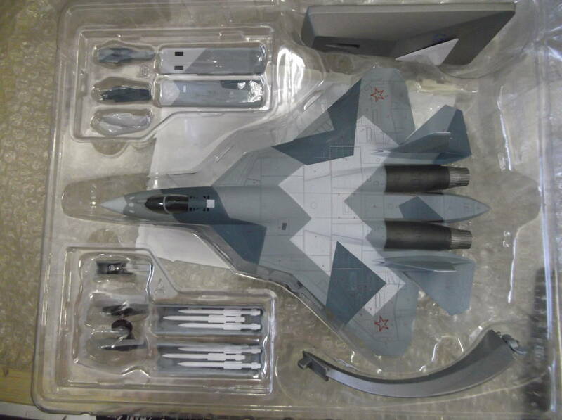 Terebo 1/72 SU57 T50-3 メタルファイター プロトタイプ 航空機モデル 戦闘機 現状渡し品 同梱不可