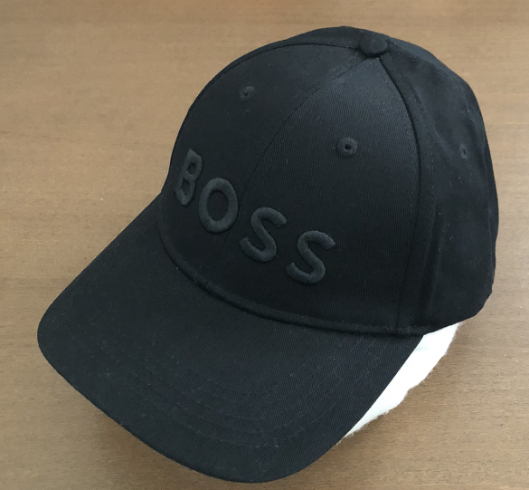 HUGO BOSS キャップ 立体 刺繍 CAP 黒 オール ブラック 大谷翔平 着用 ブランド 好きに も ヒューゴ ボス 帽子 共用 シェア