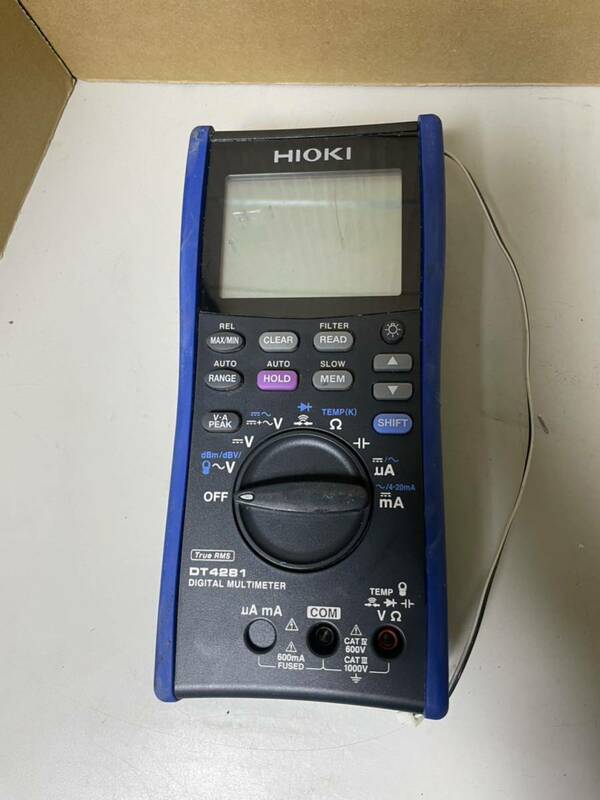 N1014/デジタルマルチメータ　DT4281　HIOKI　通電のみ