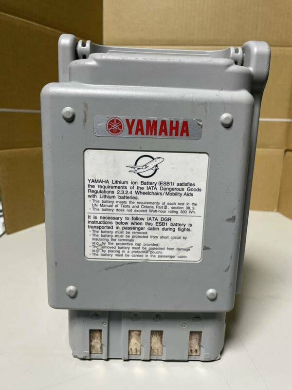 N1001/YAMAHA/ヤマハ 電動車いす用　バッテリー ESB1 25V 280Wh 動作未確認