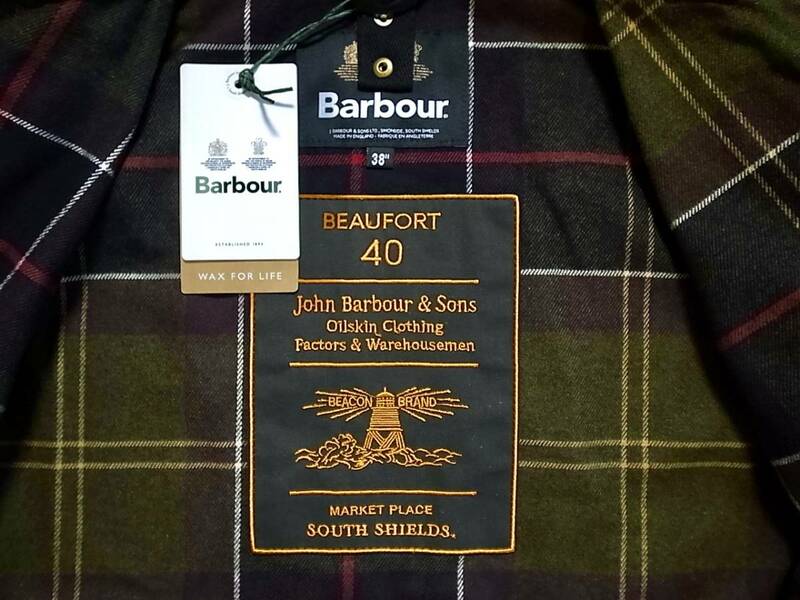 Barbour 40th Anniversary Beaufort/40周年限定モデル ビューフォート Sage size38