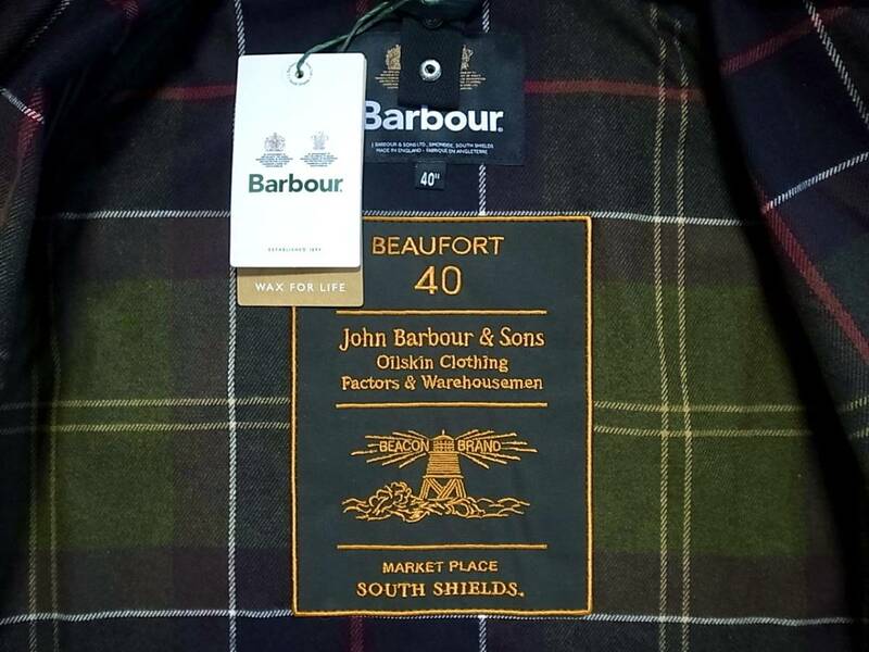 Barbour 40th Anniversary Beaufort/40周年限定モデル ビューフォート Navy size40