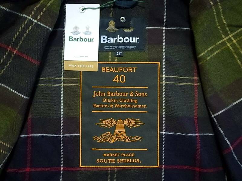Barbour 40th Anniversary Beaufort/40周年限定モデル ビューフォート Navy size42