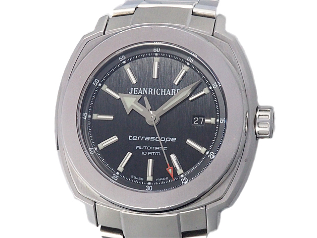 富士屋◆ジャンリシャール JEANRICHARD テラスコープ 60500-11-601-11A メンズ 自動巻 腕時計