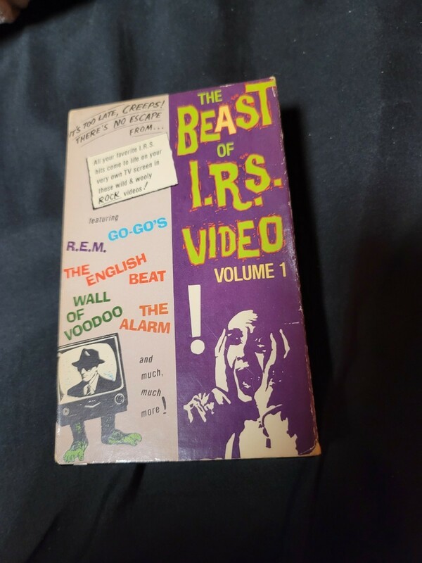 Vintage 1984 rare The Beast of IRS Video volume 1 tape