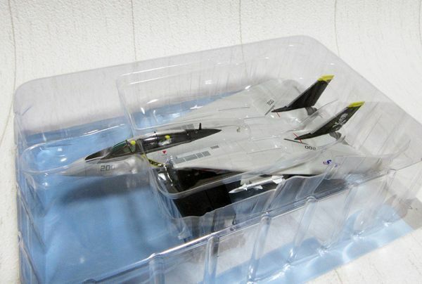エアファイターコレクション 第2号 F-14A トムキャット VF-84 ジョリーロジャース 1/100 アシェット hachette ダイキャスト 全長19cm