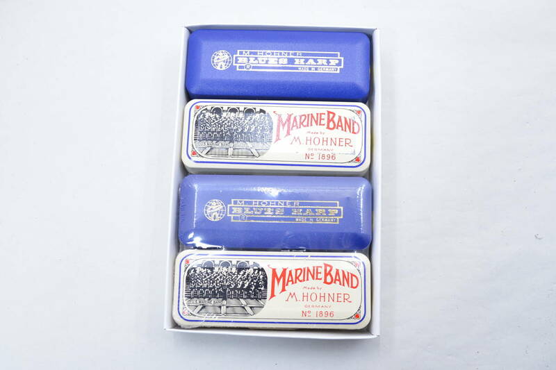 ハーモニカ BLUES HARP/MARINE BAND/型番A,C,D,F アンティーク 骨董