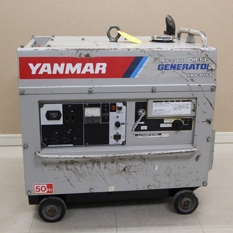 YANMAR GENERATOR AIRCOOLED DIESEL YDG 305 S ヤンマーディーゼル発電機 セルスタート10