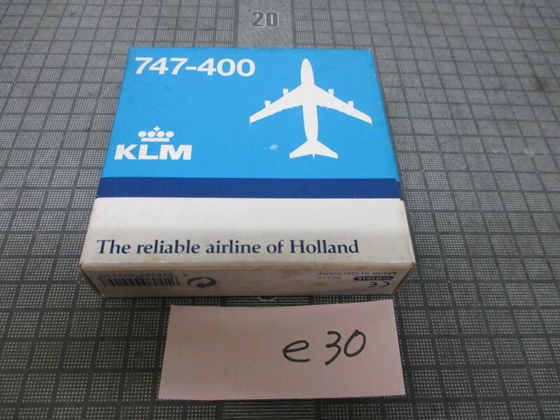 e30　　シャバク(SCHABAK) KLM Royal Dutch Airlines Boeing 747-400 [921/5]　　