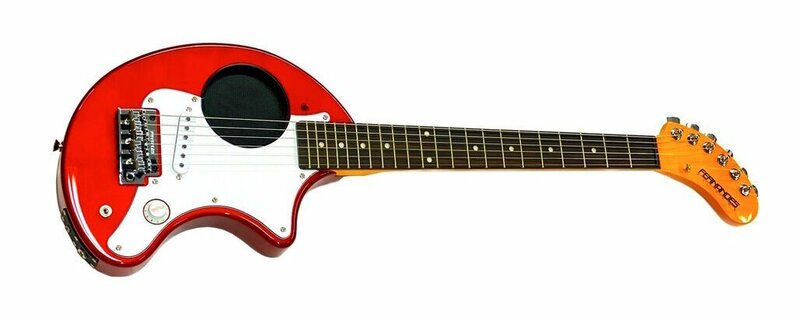 ★FERNANDES ZO-3 ST ’22 CAR/L スピーカー内蔵 ミニエレキギター/ケース付★新品送料込