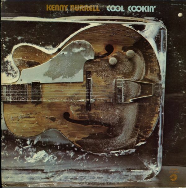 プロモ盤！US盤2LP！Kenny Burrell / Cool Cookin' 72年【Cadet / 2CA 60019】ケニー・バレル Elvin Jones, Hank Jones 参加 ジャズ ギター