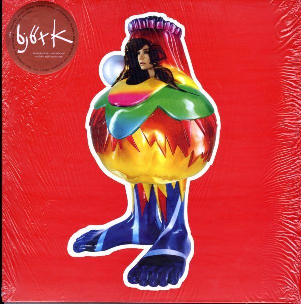 2015年 UKプレス2LP！2色カラー・ヴァイナル仕様！シュリンク・ハイプステッカー付 Bjrk / Volta【One Little Indian / tplp460ltd】