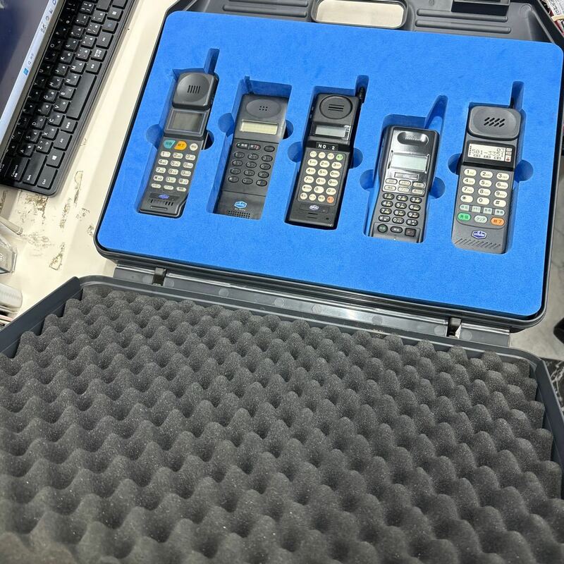 【アンティーク】関西セルラー　携帯電話　デモ機５台