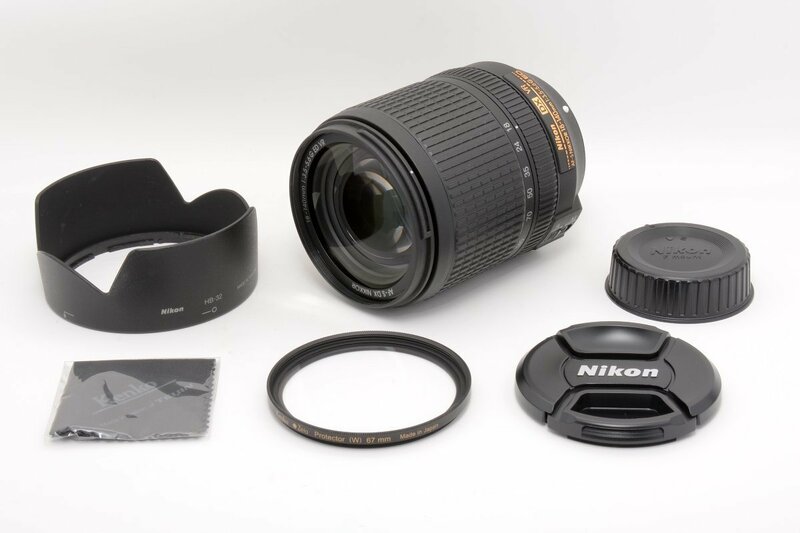【美品】 Nikon ニコン AF-S DX NIKKOR 18-140mm f/3.5-5.6G ED VR + 純正フード + Kenko Zeta Protecter 付属 #3252