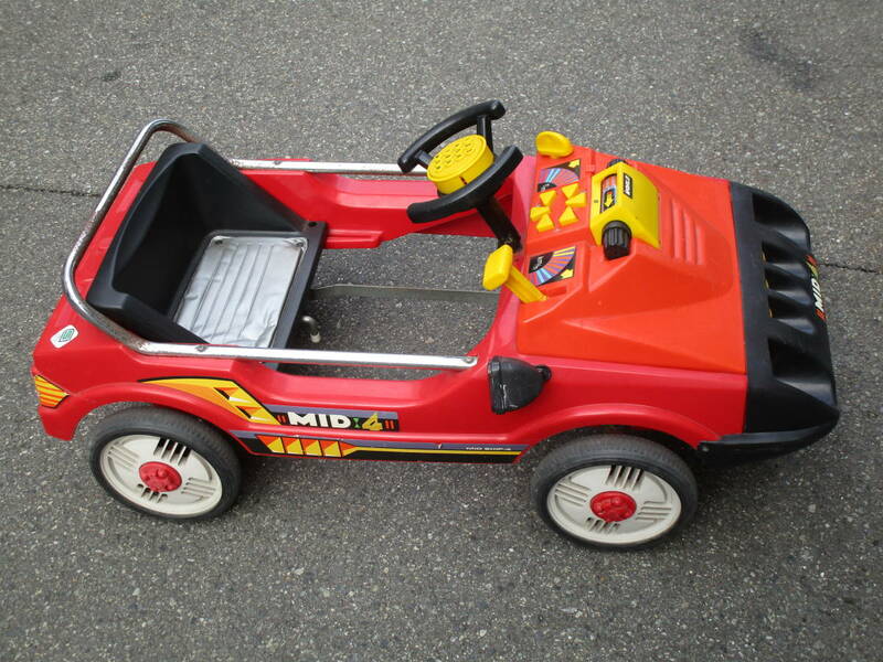 即決　激レア！ 日本製　MID 4　ペダルカー 当時物 昭和レトロ 乗用玩具　希少 旧車 ヴィンテージ　クラフトシートのみの簡易梱包