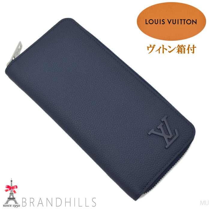 ルイヴィトン 長財布 ジッピーウォレット ヴェルティカル アエログラム マリーヌ M81767 LOUIS VUITTON 未使用品