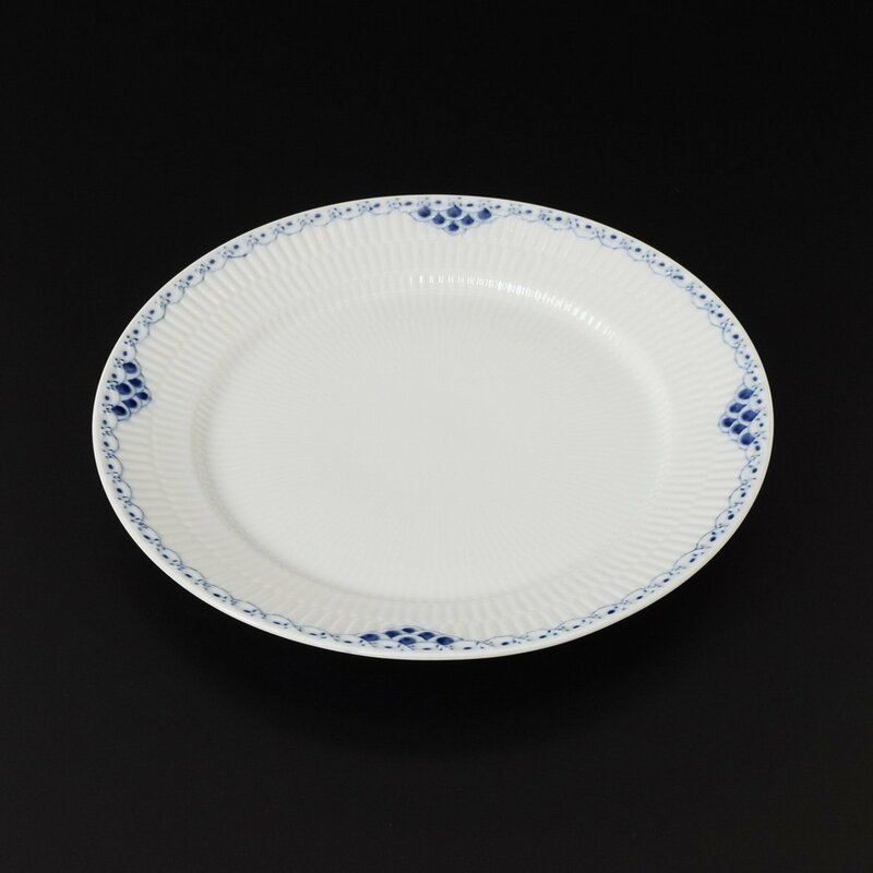 ◎470116 【SALE♪】 Royal Copenhagen ロイヤルコペンハーゲン プリンセス ブルー ディナープレート 大皿 27.5cm