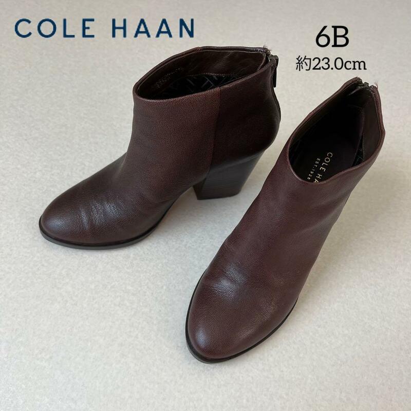 Cole Haan　コール ハーン ショートブーツ　ブーティ レザー 23cm