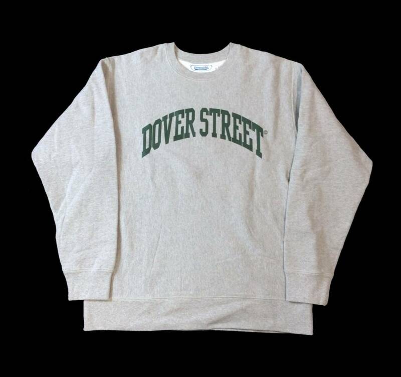 美品 DOVER STREET MARKET Better ドーバーストリートマーケット スウェット トレーナー グレー ロゴプリント メンズ XL 