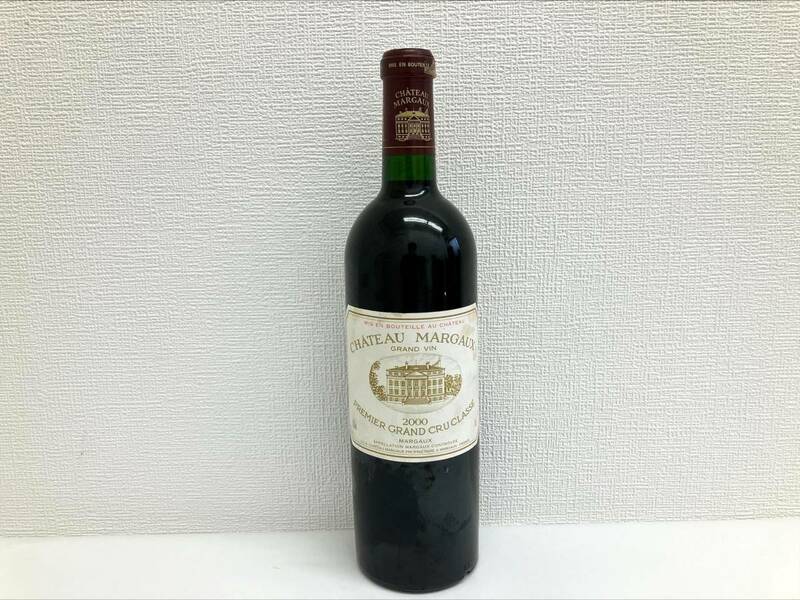 ☆シャトー マルゴー 2000 Chateau Margaux 750ml 赤ワイン フランス 古酒 未開栓 現状品