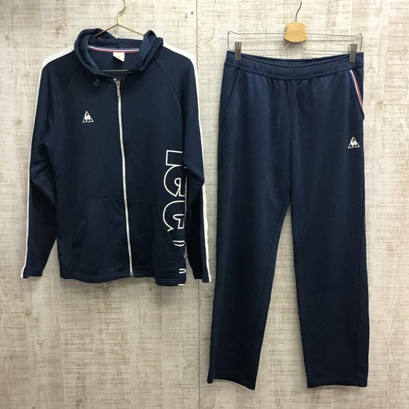 A528◇le coq sportif｜ルコックスポルティフ　ジャージセット　ネイビー　サイズ０