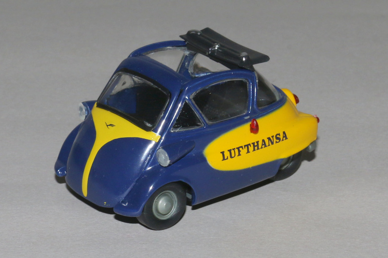 【激レア】1/43 BMW Isetta 250 - 1955 / Blue-Yellow 'LUFTHANSA' - Schuco