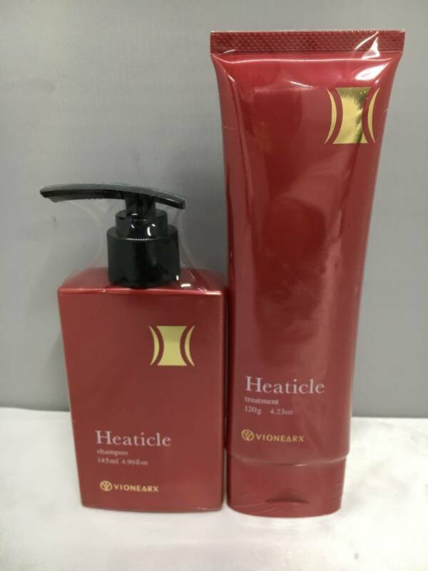 未開封品 Heaticle ヒーティクル 薬用シャンプー145ｍｌ＆トリートメント120ｇ ヴィワンアークス