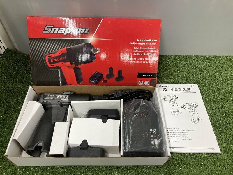 【未使用品】展示品★Snap-on/スナップオン 14.4V 3/8インパクトレンチ【ガンメタカラー】 CT761AGMJ2　ITDY8HU95L7G