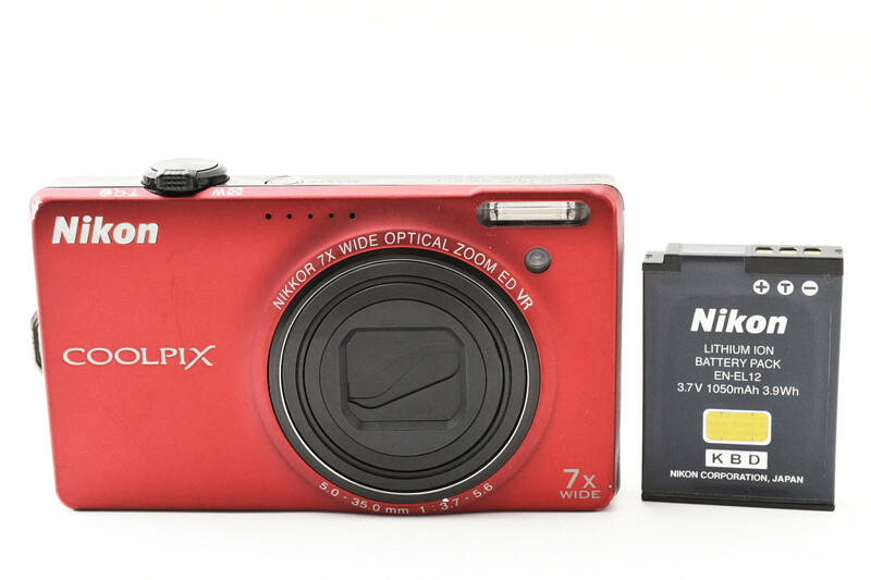 ★☆【外観美品！】 #2048953 284 ニコン Nikon デジタルカメラ COOLPIX S6000☆★