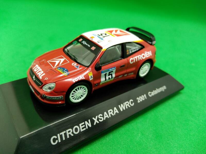 1/64　RALLY CAR　ラリーカー　シトロエン　WRC 2001 Catalunya　ミニカー　 