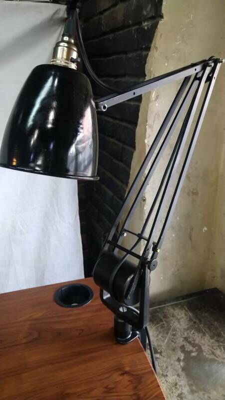 英国製 スプリングを使わないバランスランプ ハドリル＆ホルストマン初期モデル COUNTERPOISE Roller LAMP Hadrill & Horstmann ENGLAND