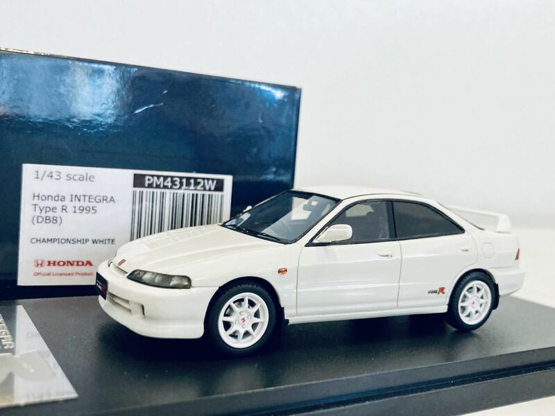 【送料無料】1/43 Mark43 Honda Integra ホンダ インテグラ タイプR 1995 4ドア (DB8) (DC2) チャンピオンシップホワイト