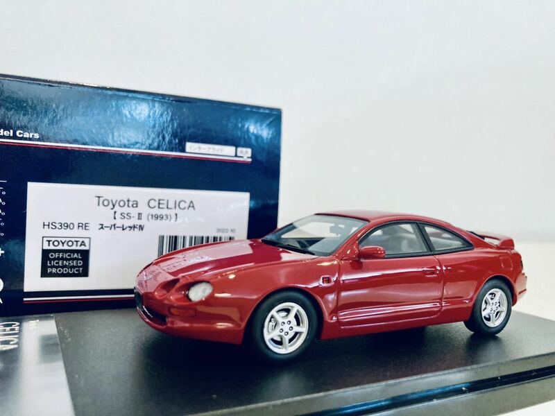 【送料無料】1/43 ハイストーリー Toyota Celicaトヨタ セリカ SS-Ⅱ 1993 (ST185) スーパレッドⅣ