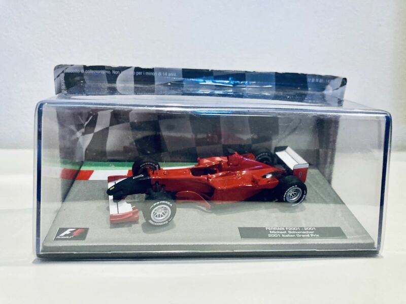1/43 デアゴスティーニ F1 コレクション フェラーリ F2001 #1 M.シューマッハー Italian GP 2001