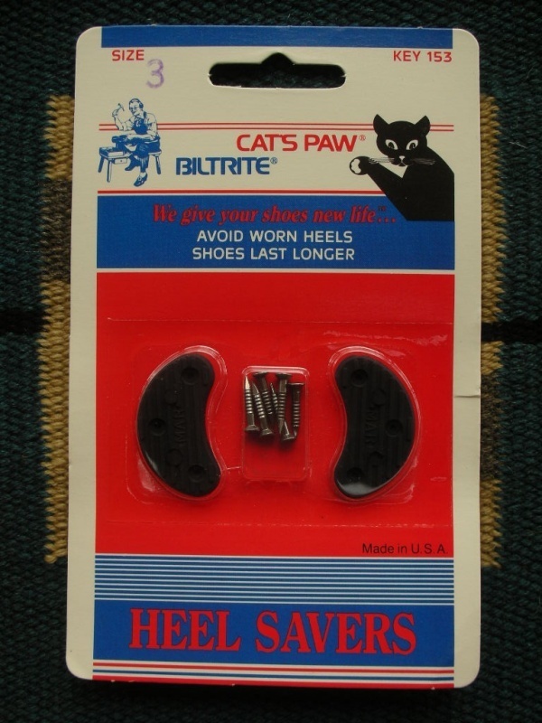 70S デッドストック CAT'S PAW /BILTRITE ビンテージ キャッツポゥ ヒールセーバーズ/ソール 黒/リペア/30S40S