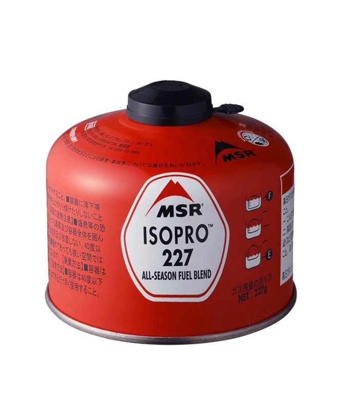 MSR ISOPRO 227 2缶セット イソプロ 日本正規品 ガス缶 イソブタン 