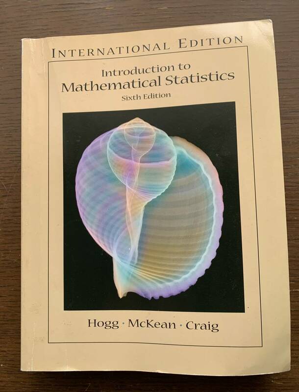 送料無料　未使用　Introduction to Mathematical Statistics ①　Hogg Mackean Craig著