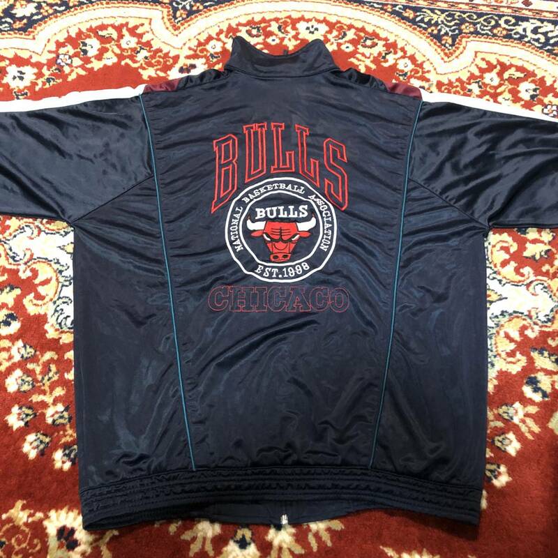 98年製　シカゴブルズ　トラックジャケット　Chicago BULLS　90s　マイケルジョーダン　珍品　starter　ヴィンテージ　90年代　NBA 