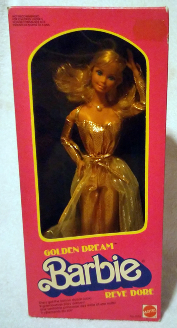 【1980年】 Golden Dream Barbie ◆未開封