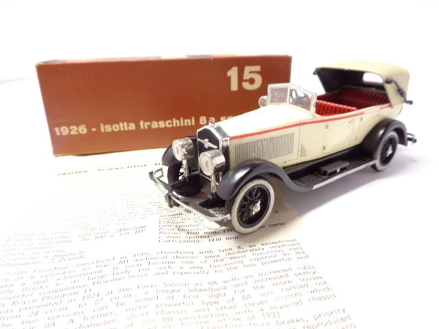 RIO 15 isotta fraschini 8a spyder 1926 リオ イソッタ フラスキーニ 8a スパイダー （箱付）送料別