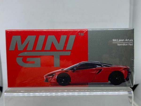 TSM MODEL MINI GT 1/64 McLAREN ARTURA VERMILLION RED 532 マクラーレン アルトゥーラ 開封済み 左ハンドル