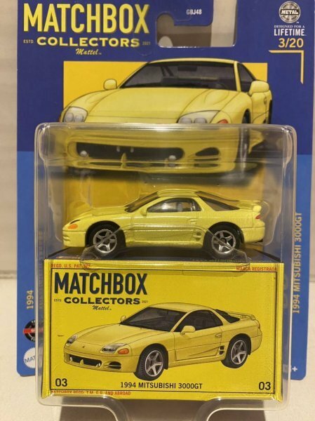 (n1338）マッチボックス コレクターズ 1994 MITSUBISHI 3000GT 三菱 03/20 MATCHBOX COLLECTORS