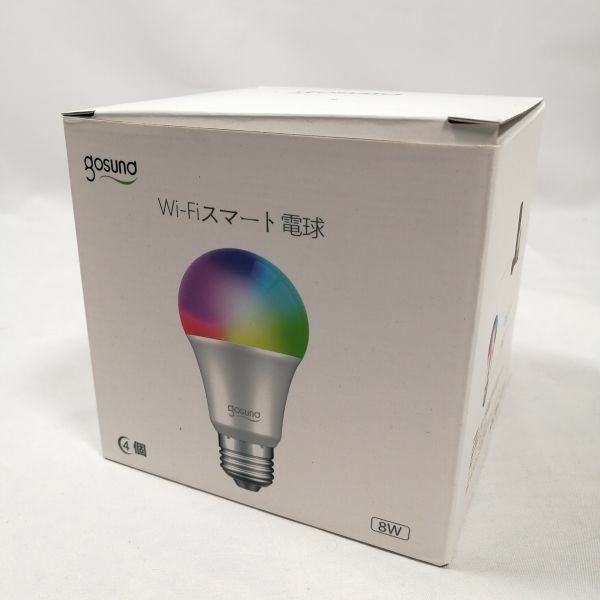 ゴウサンド(Gosund) WiFiスマート電球 スマート ランプ マルチカラー E26 調光 調色 調光器対応 4個セットa09493