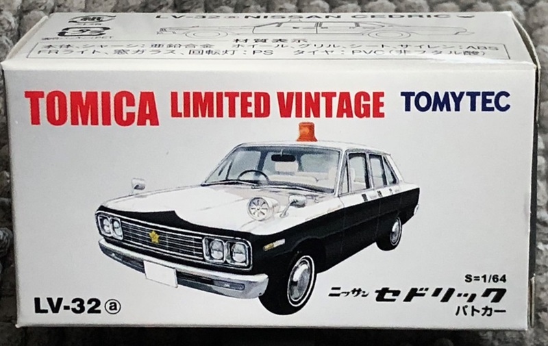 トミカ リミテッドヴィンテージ LV-32a ニッサン セドリック パトカー 1/64 未開封品 TOMYTEC 日産 パトロールカー