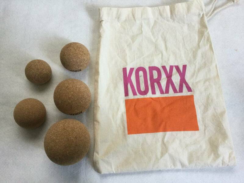 未使用品 ドイツ製 コルク積み木 KORXX コルクス 球体５個セット 布袋付き